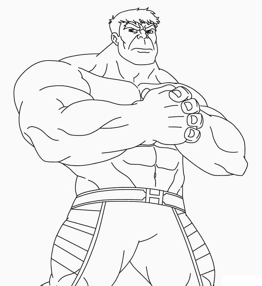 Fise De Colorat Cu Portretul Lui Hulk Desc Rca I Imprima I Sau