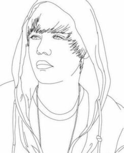Fise de Colorat cu Chipul Lui JB