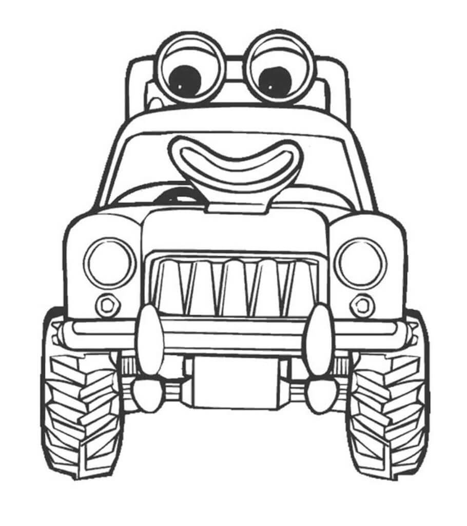 Fise De Colorat Cu Tractor De Desene Animate Descărcați Imprimați Sau Colorați Online Gratuit