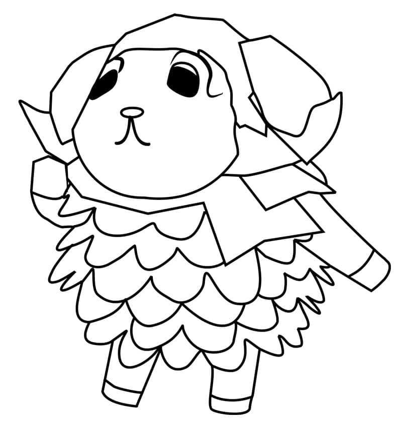 Planse De Colorat Cu Animal Crossing - Desene De Colorat