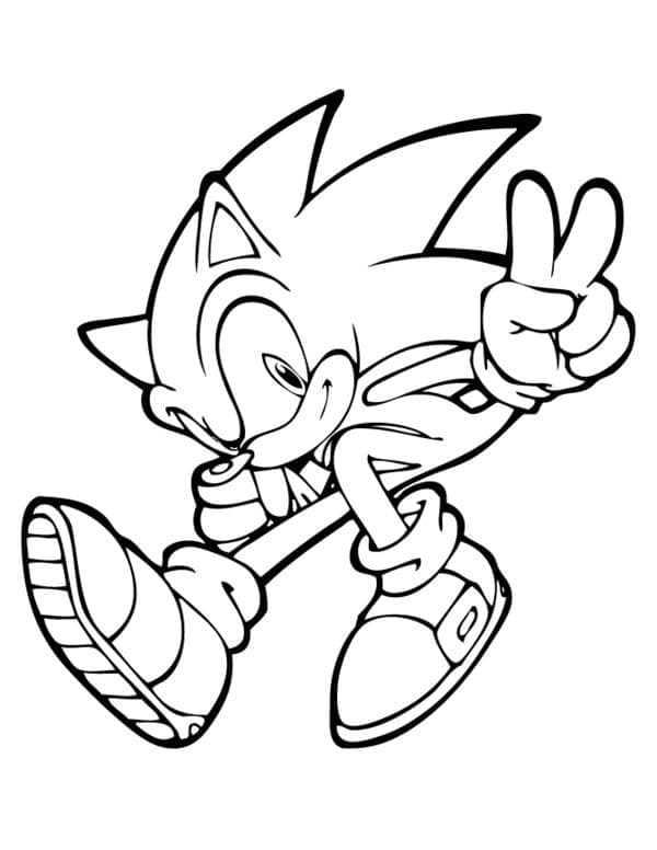 Sonic na aventura - Sonic - Just Color Crianças : Páginas para