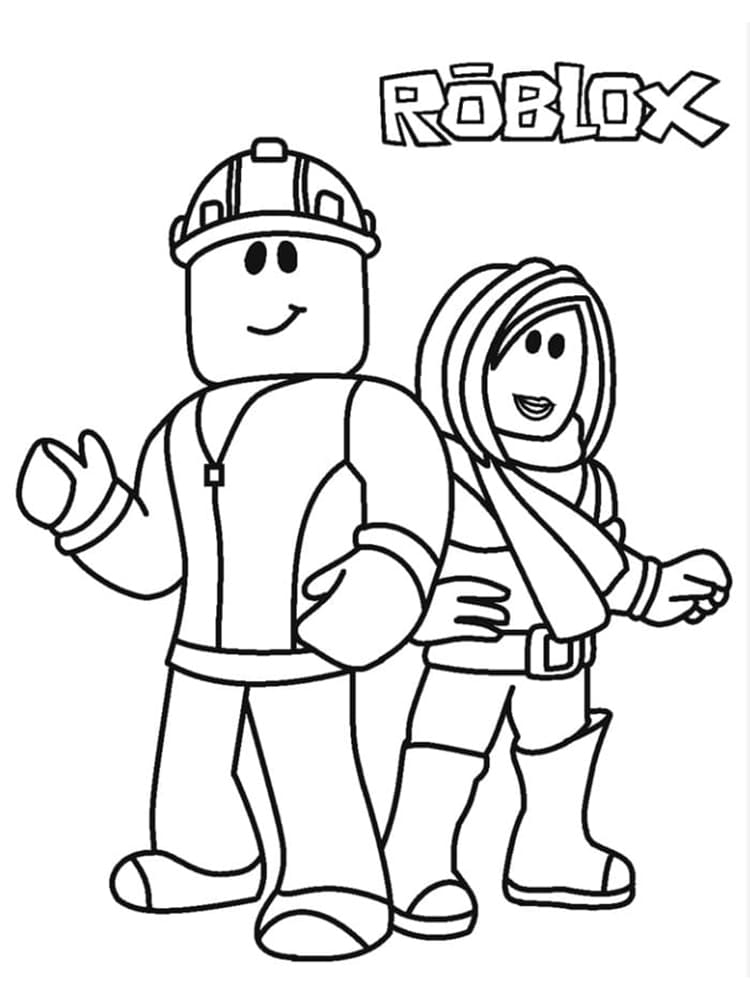 Planse De Colorat Cu Roblox Desene De Colorat