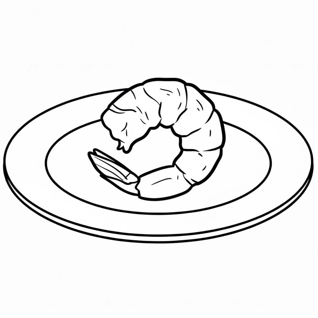 Creveți gratuit pentru copii Fise de colorat cu Creveți gratuit pentru copii