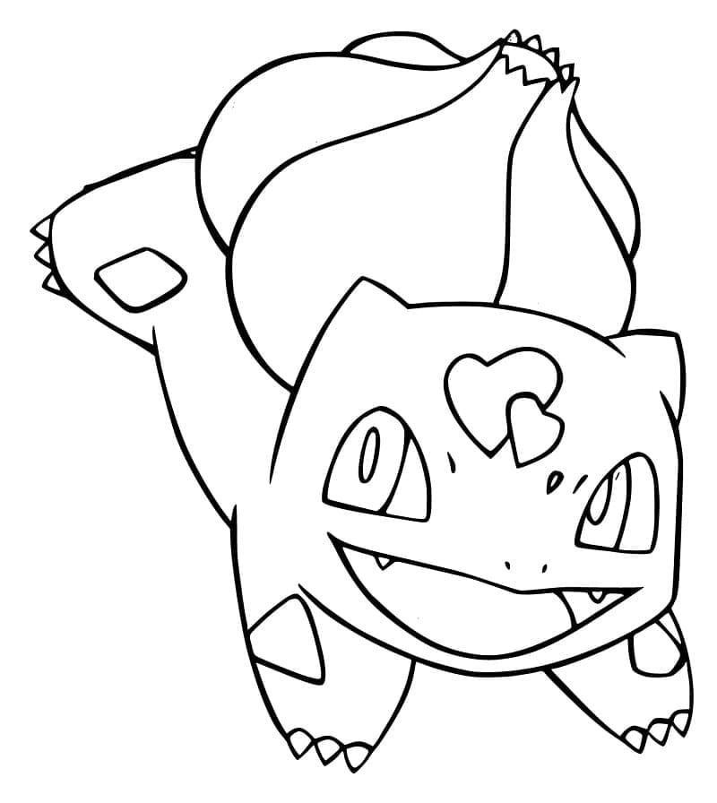 Desenează Bulbasaur 6 Fise de colorat cu Desenează Bulbasaur 6