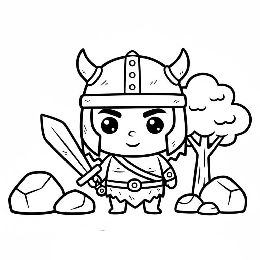 Desenează Chibi Curajos Fise de colorat cu Desenează Chibi Curajos