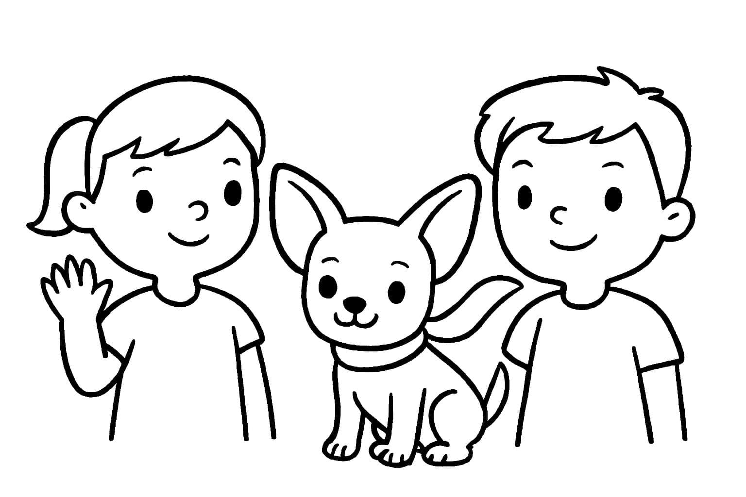 Desenează Chihuahua gratuit imprimabil simplu Fise de colorat cu Desenează Chihuahua gratuit imprimabil simplu