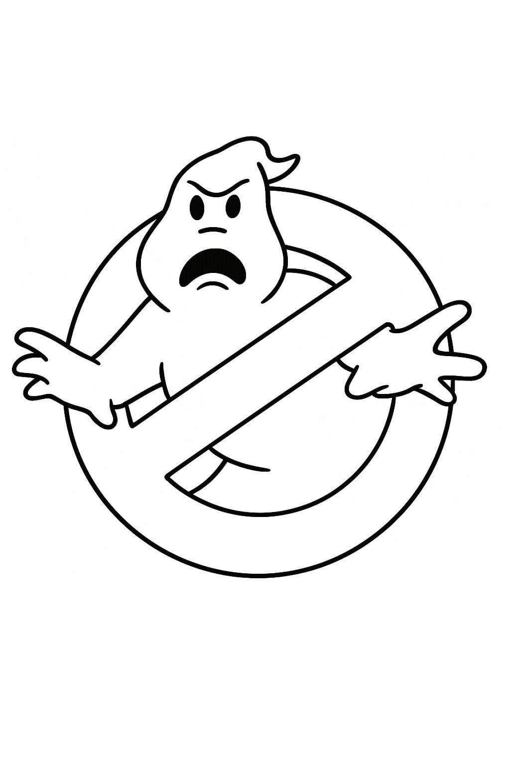 Desenează Ghostbusters 1 Fise de colorat cu Desenează Ghostbusters 1