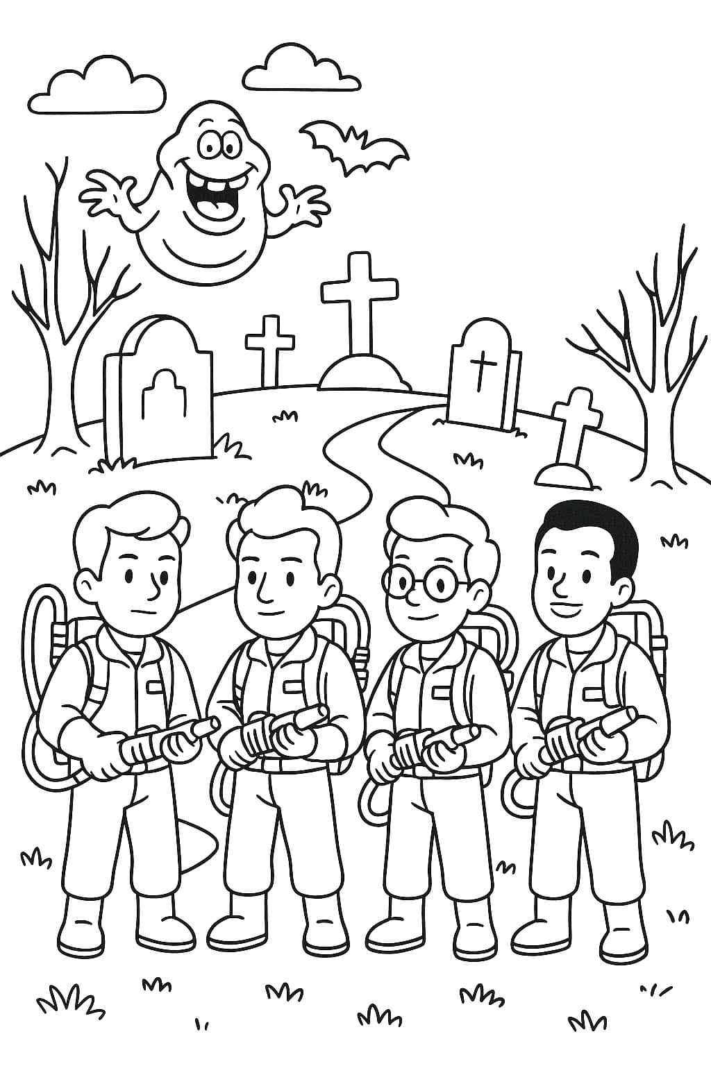 Desenează Ghostbusters 3 Fise de colorat cu Desenează Ghostbusters 3