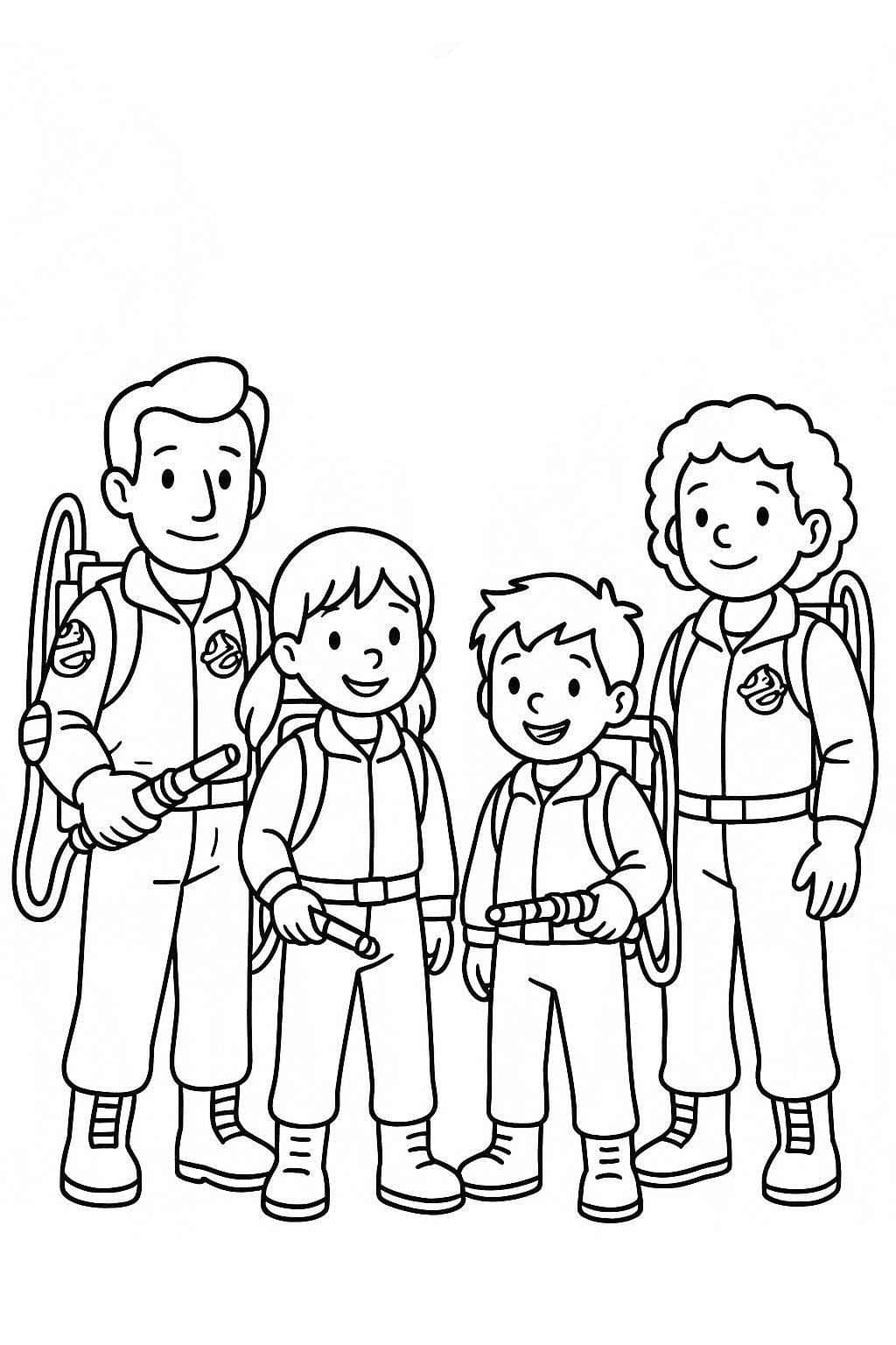 Desenează Ghostbusters 5 Fise de colorat cu Desenează Ghostbusters 5