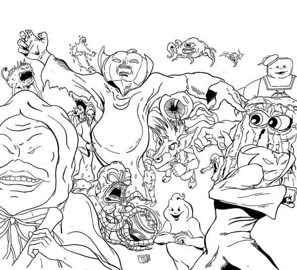 Desenează Ghostbusters gratuit imprimabil bazic Fise de colorat cu Desenează Ghostbusters gratuit imprimabil bazic