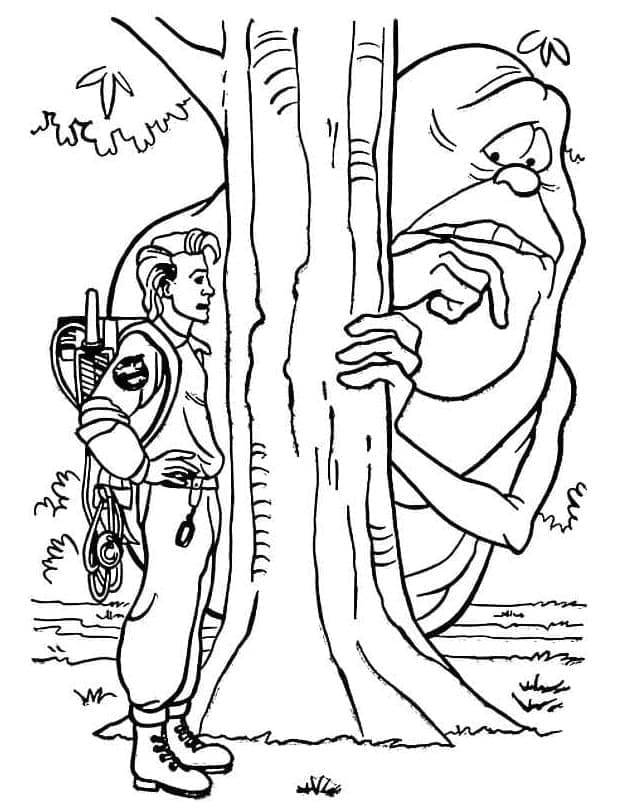 Desenează Ghostbusters schiţa Fise de colorat cu Desenează Ghostbusters schiţa