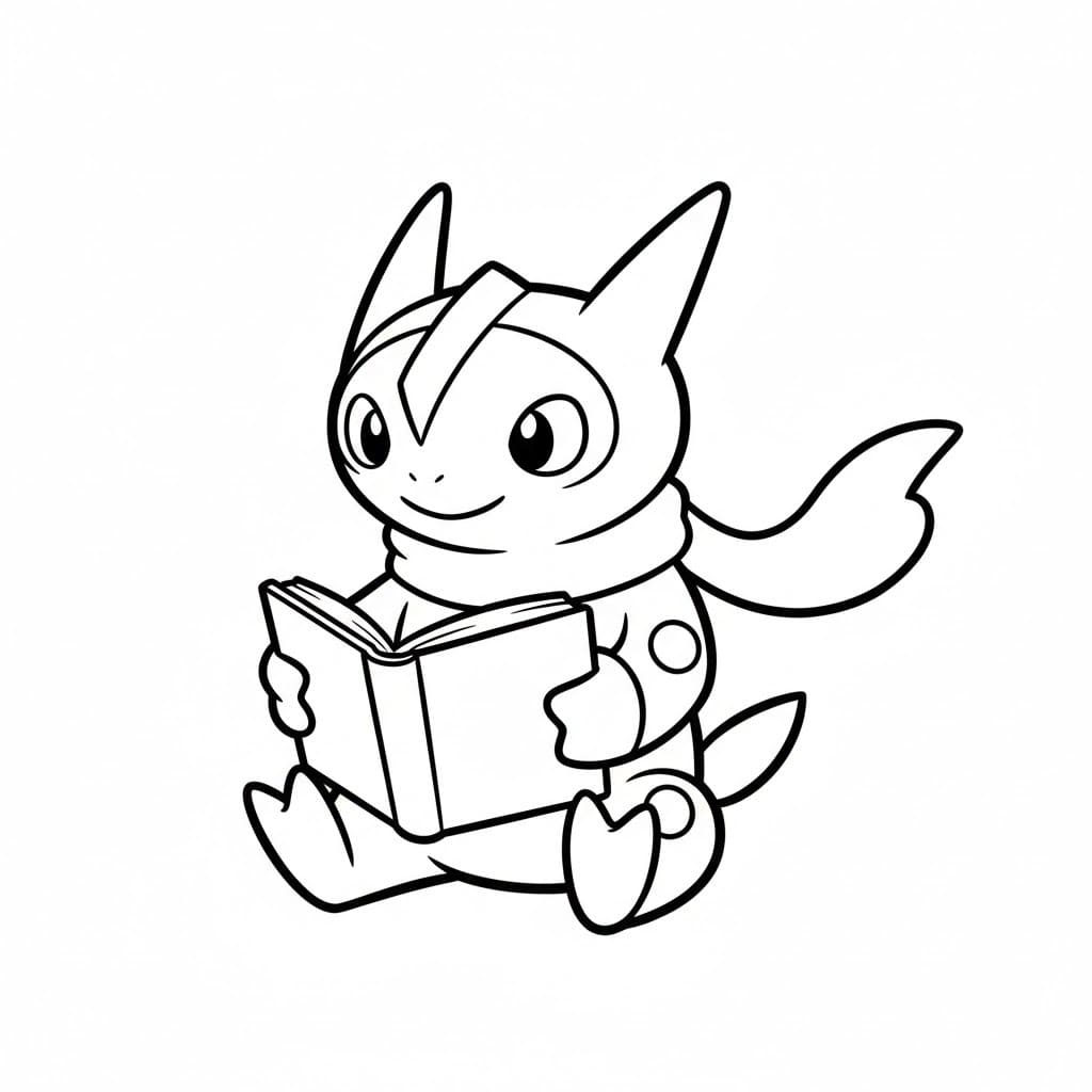 Greninja imprimabil Fise de colorat cu Greninja imprimabil