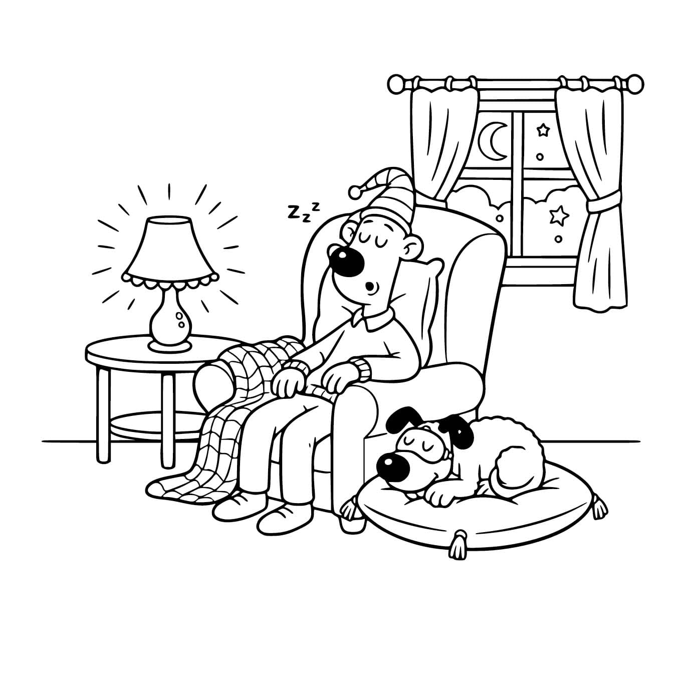 Fise de colorat cu Desenează Wallace și Gromit imprimabile pentru copii