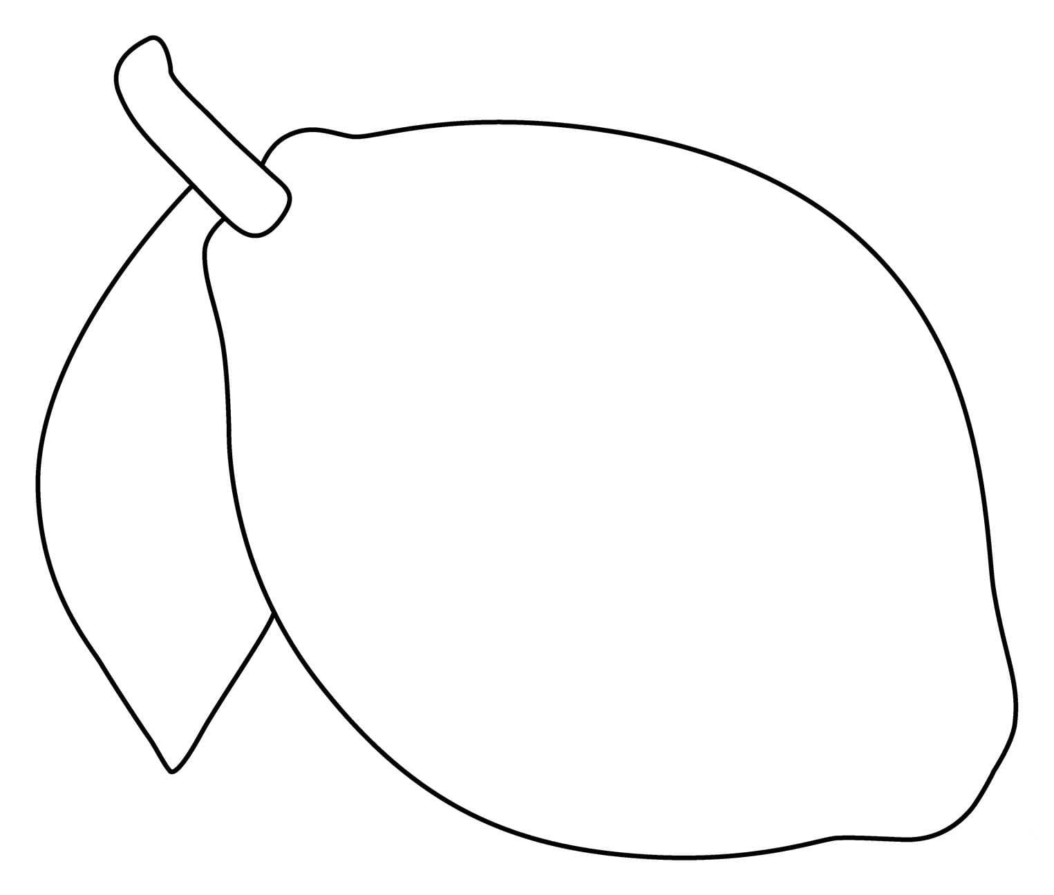 Fise de colorat cu Lămâie imprimabil gratuit uşor