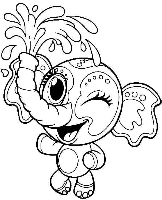 Fise de colorat cu Zoobles imprimabil gratuit pentru copii