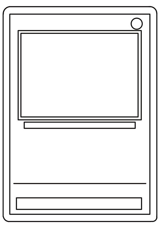 Fise de colorat cu Desenează Carte Pokemon empty