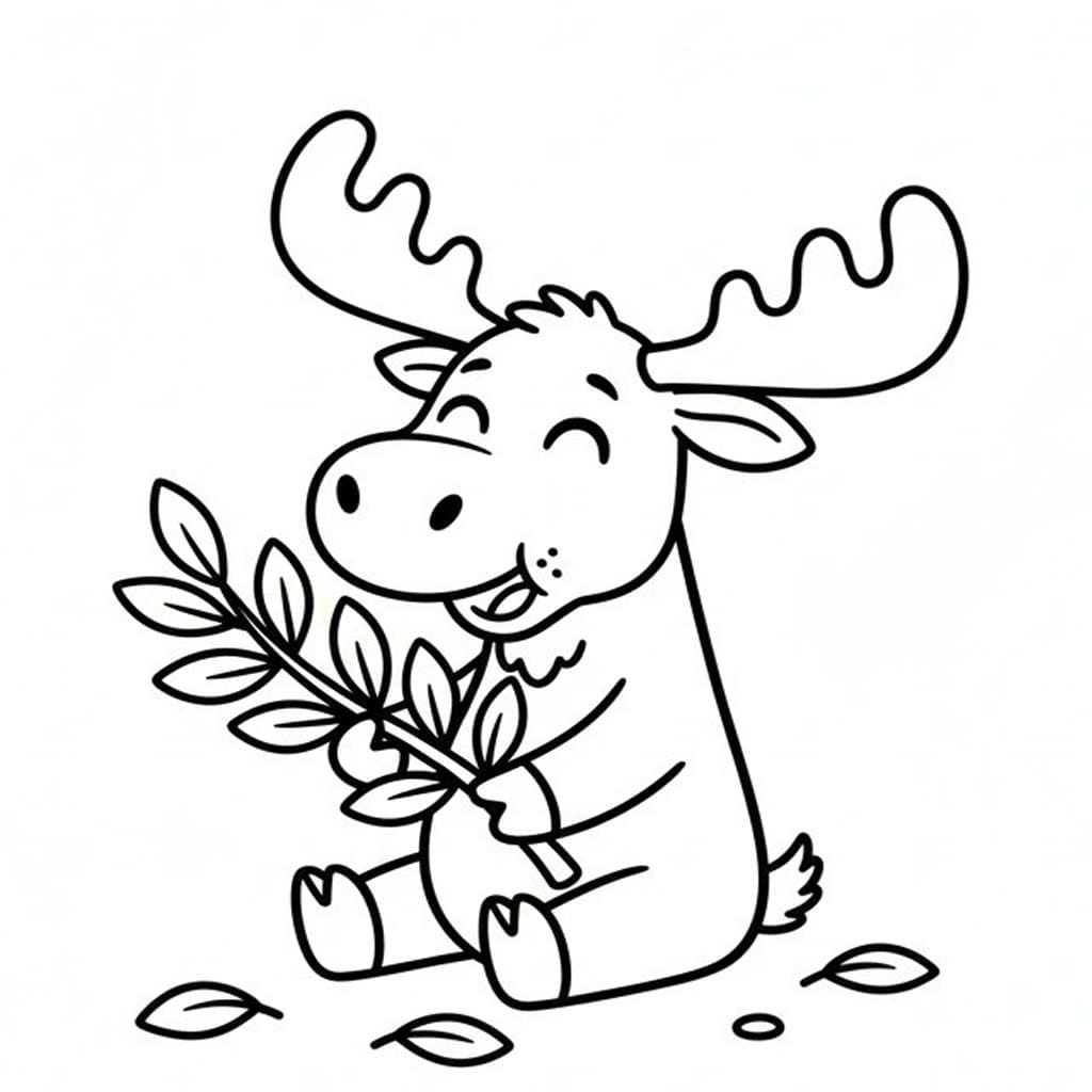 Fise de Colorat cu Desenează Elan gratuit