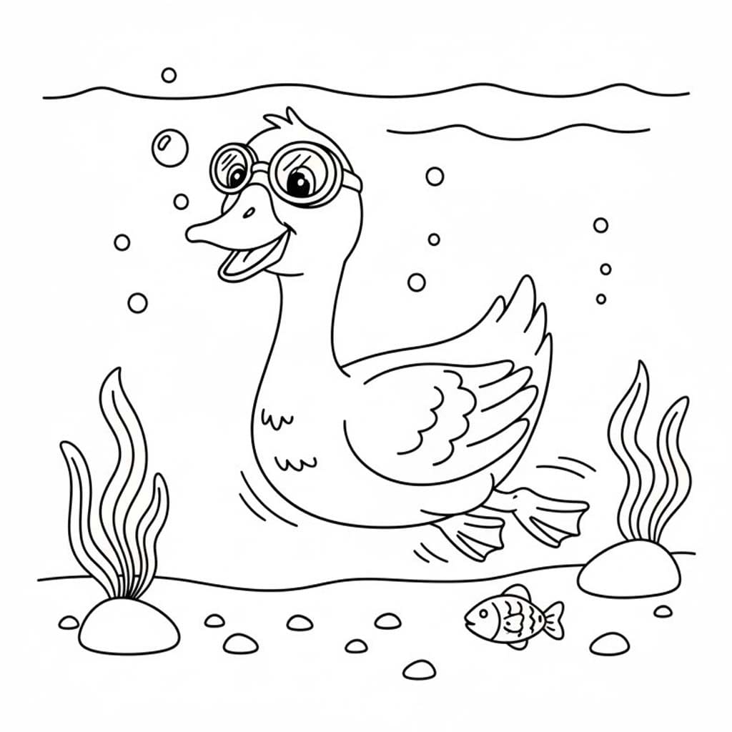 Fise de Colorat cu Desenează Gaste gratuit pentru copii