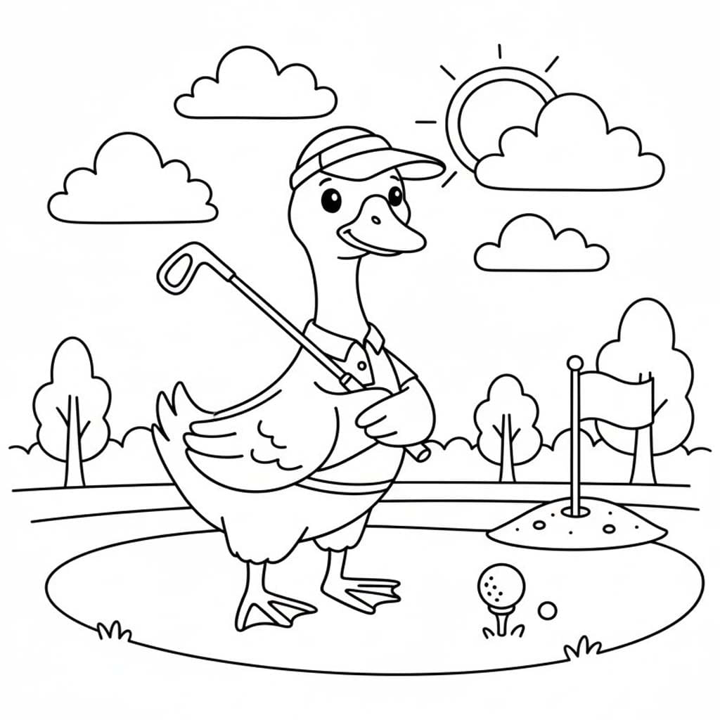 Fise de Colorat cu Desenează Gaste pentru copii