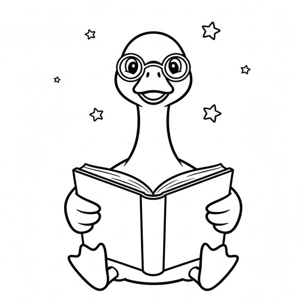 Fise de Colorat cu Desenează Gaste simplu