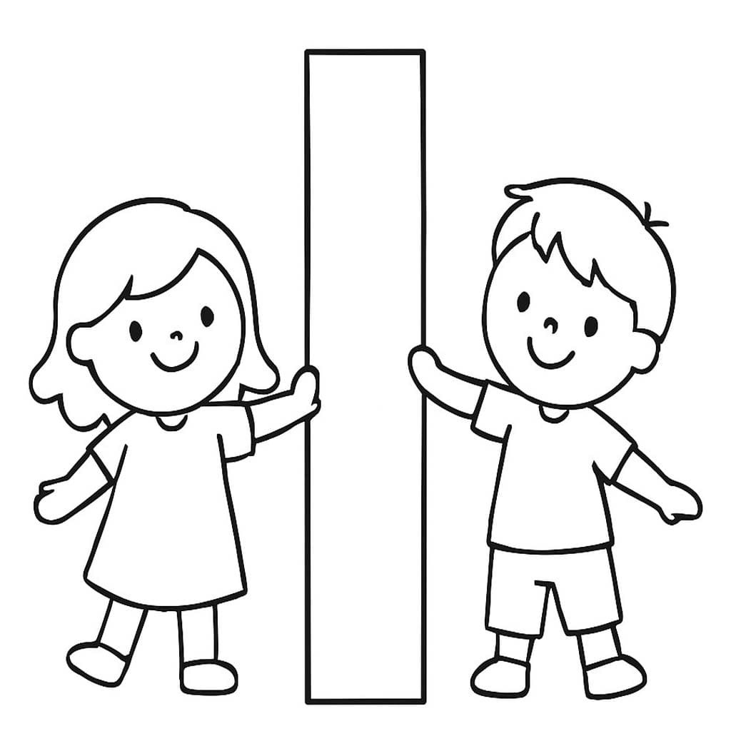 Fise de colorat cu Desenează Litera I imprimabil gratuit