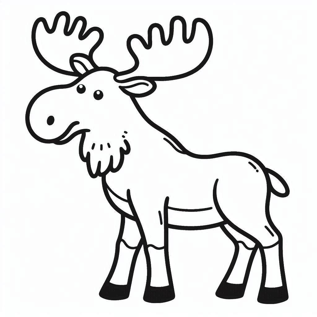 Fise de Colorat cu Elan imprimabil gratuit bazic