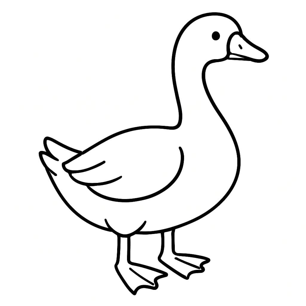 Fise de Colorat cu Gaste imprimabil pentru copii