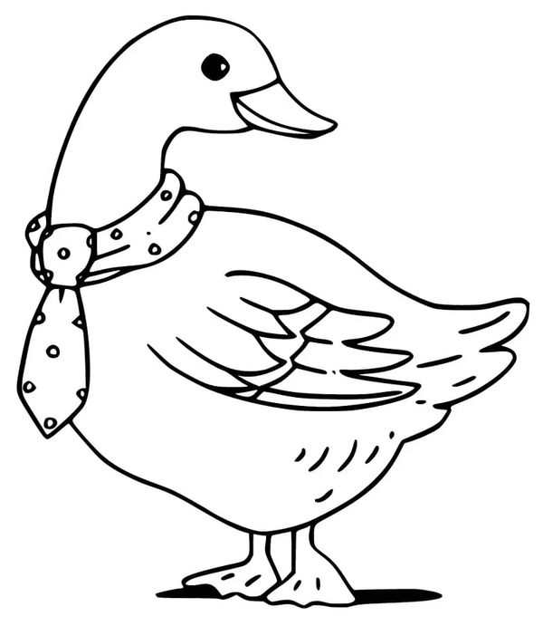 Fise de Colorat cu Gaste imprimabil simplu