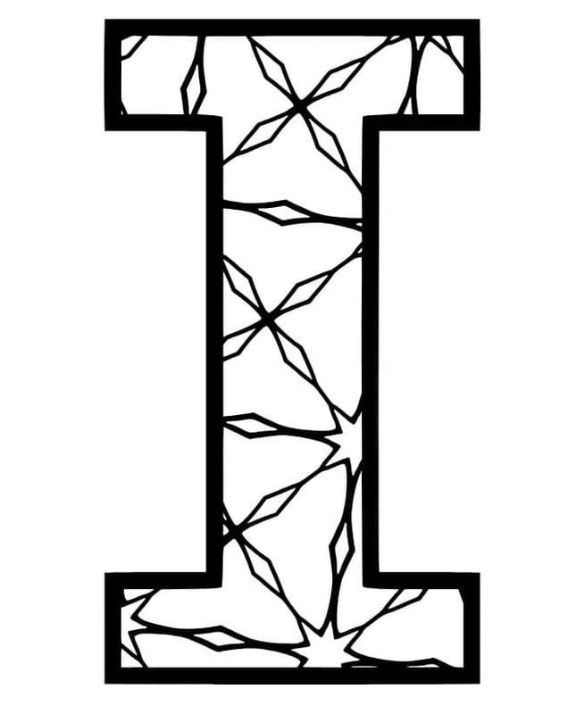 Fise de colorat cu Litera I imprimabil gratuit pentru copii