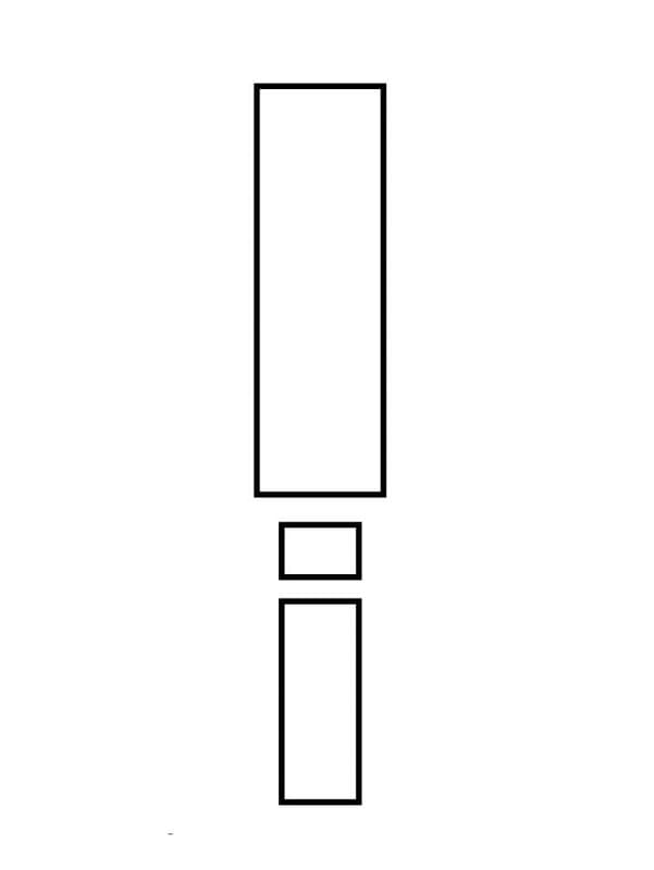 Fise de colorat cu Litera I imprimabil gratuit