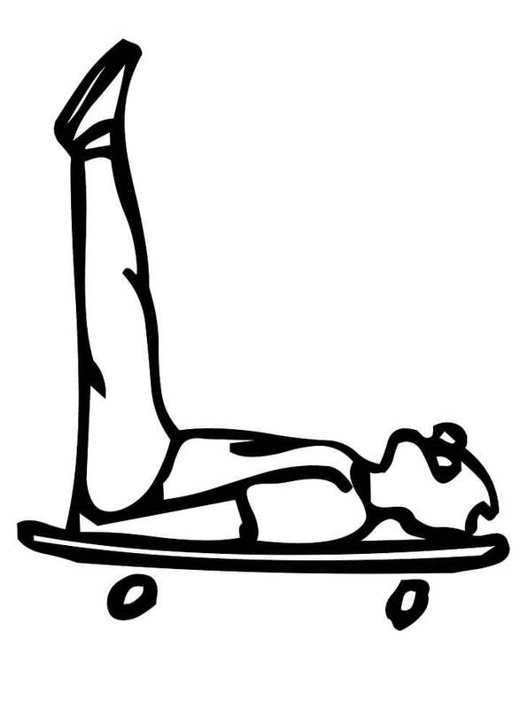 Fise de colorat cu Litera L imprimabil bazic