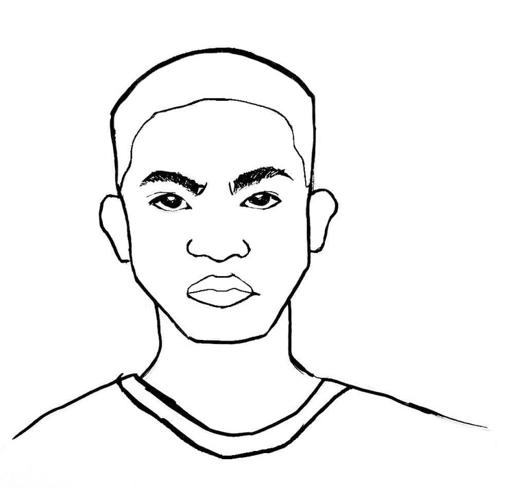 Fise de colorat cu Miles Morales imprimabil bazic