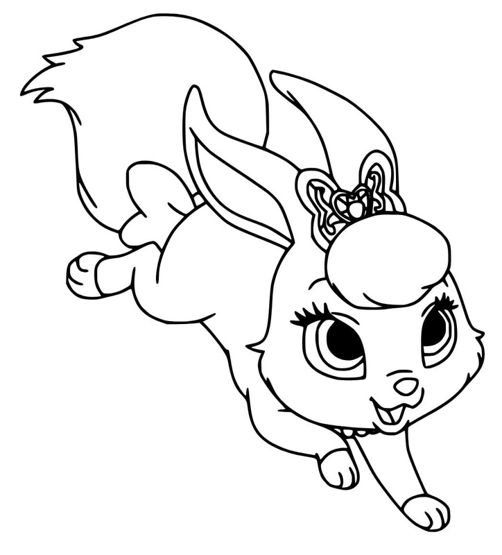 Fise de colorat cu Palace Pets imprimabil gratuit uşor