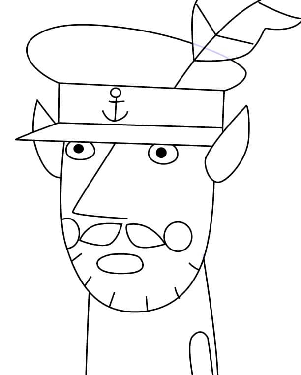 Fise de colorat cu Ben și Holly gratuit