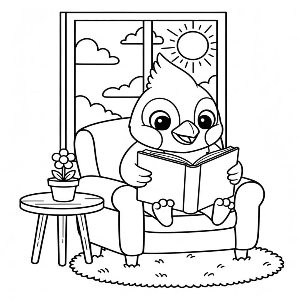 Fise de colorat cu Cardinal imprimabil gratuit