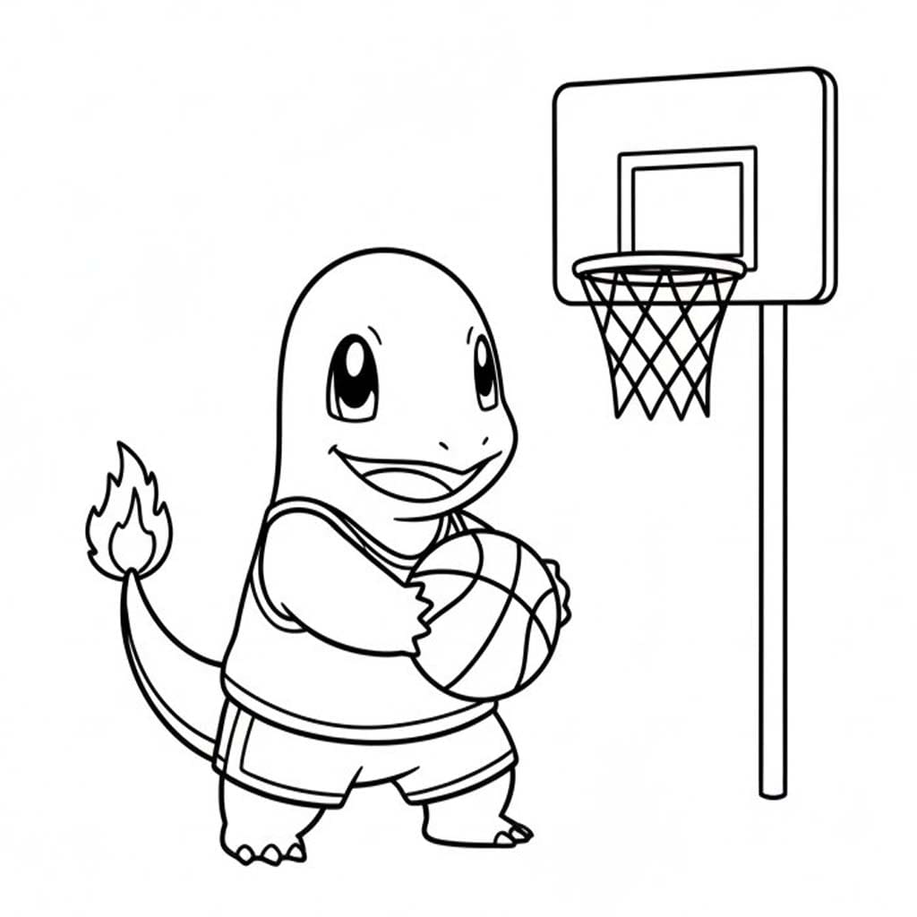 Fise de colorat cu Charmander gratuit pentru copii