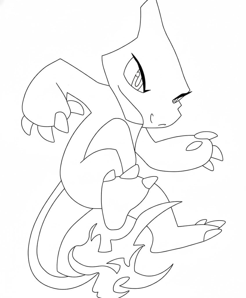 Fise de colorat cu Charmeleon gratuit
