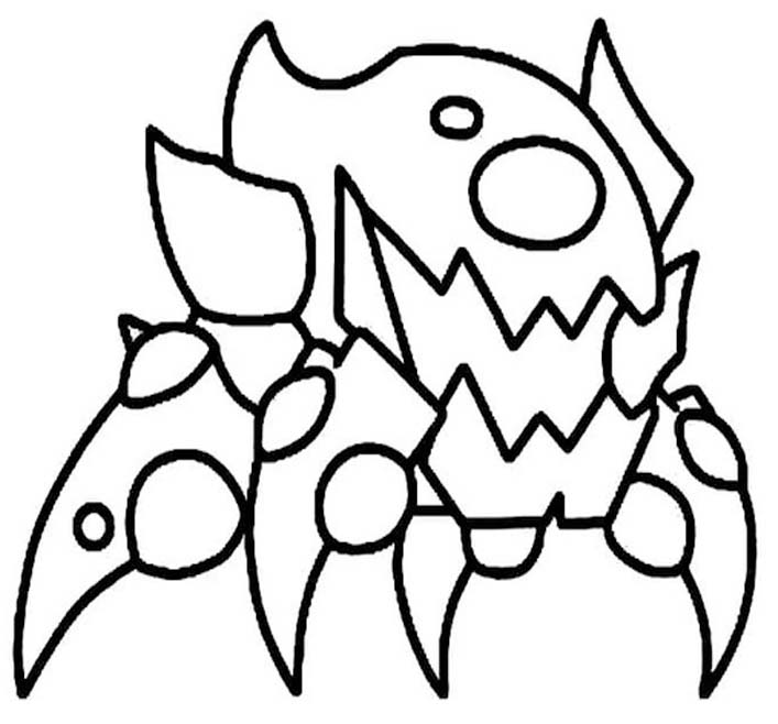 Fise de colorat cu Desenează Geometry Dash gratuit simplu