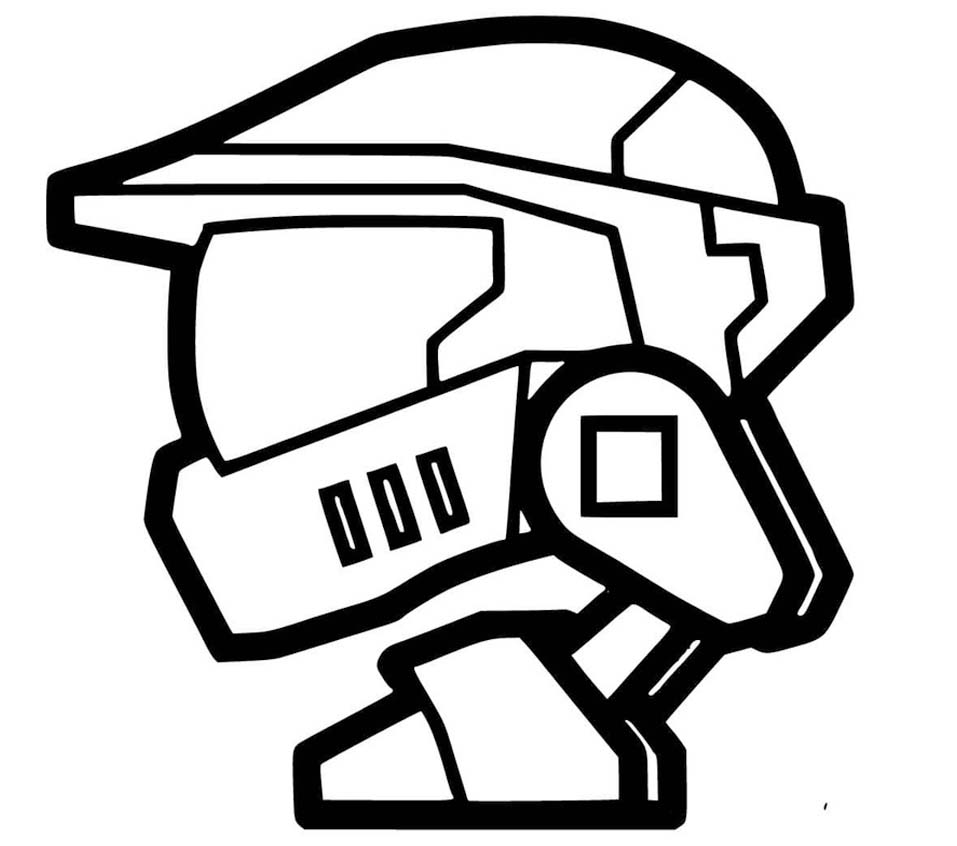 Fise de colorat cu Desenează Geometry Dash simplu la copii