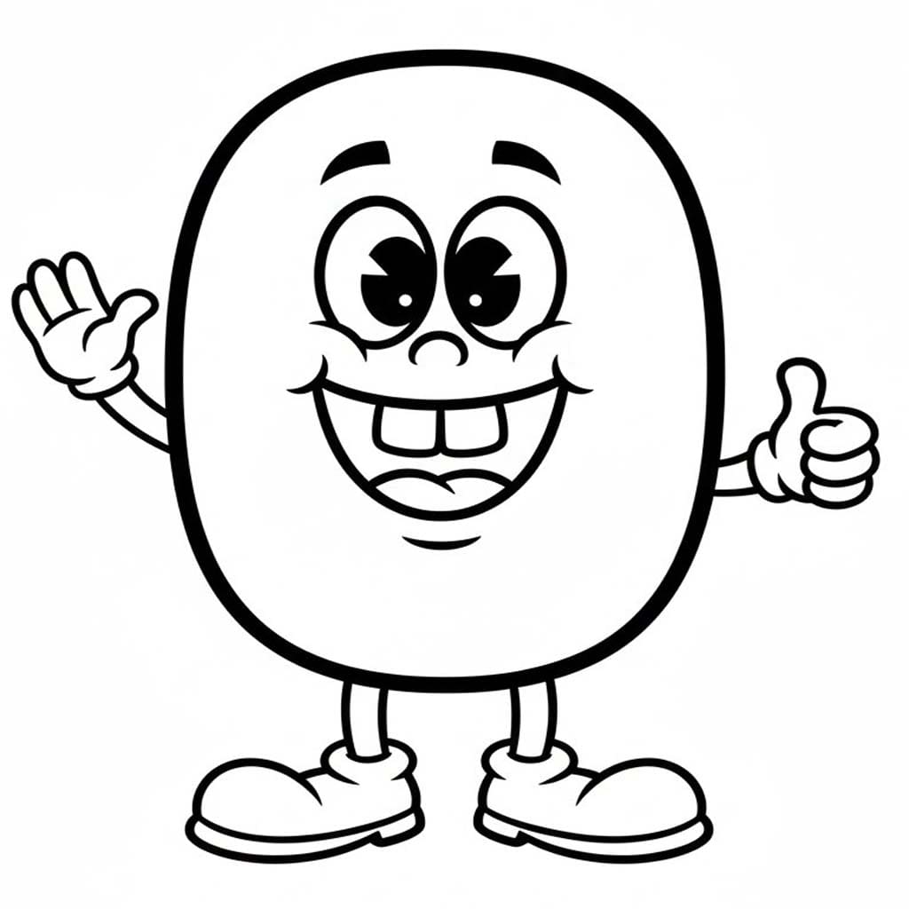 Fise de colorat cu Desenează Litera O gratuit