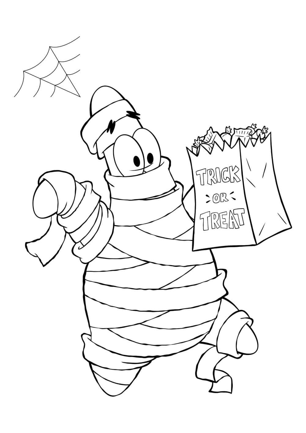 Fise de colorat cu Desenează Patrick Star gratuit uşor