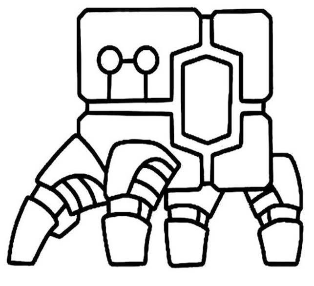 Fise de colorat cu Geometry Dash imprimabil bazic