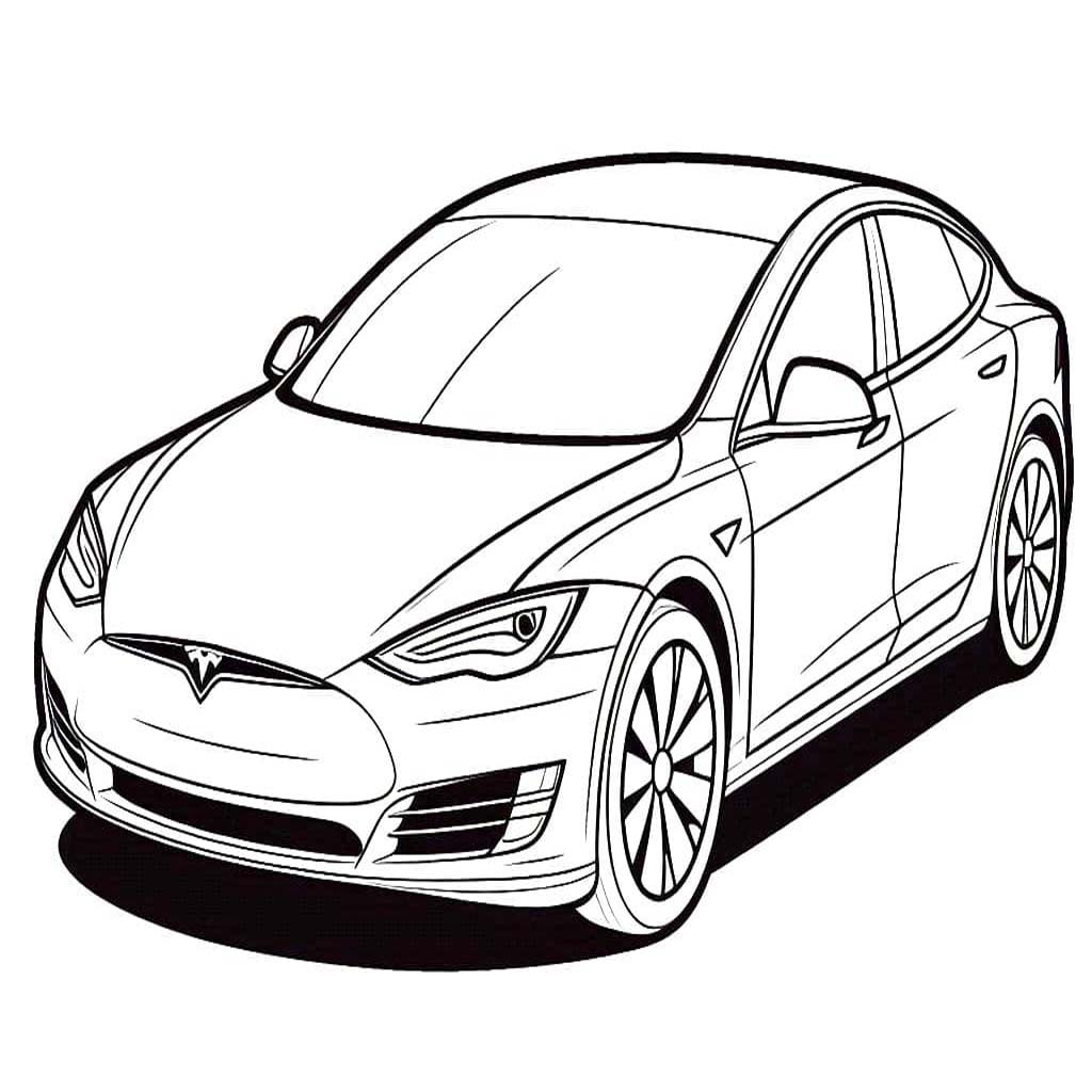 Fise de colorat cu Tesla imprimabil
