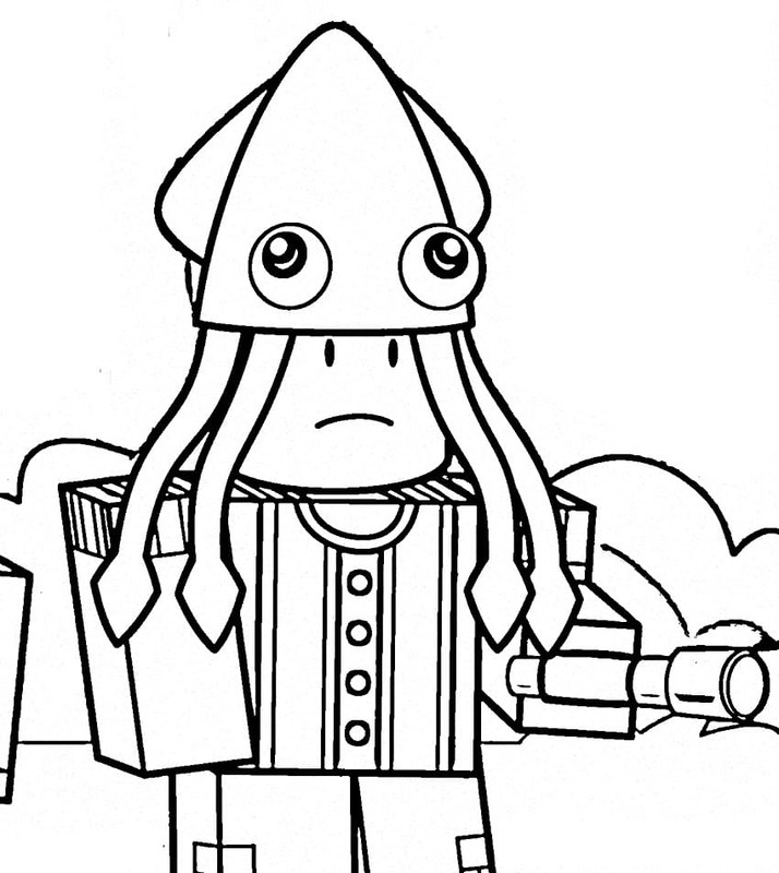 Fise de colorat cu 99 Nights in the Forest gratuit bazic