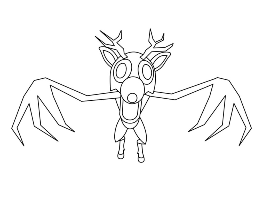 Fise de colorat cu 99 Nights in the Forest imprimabil pentru copii