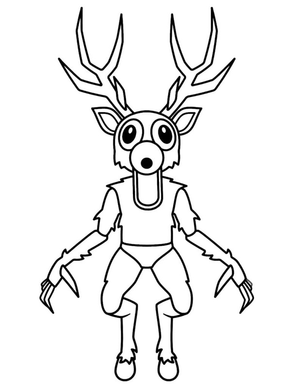 Fise de colorat cu 99 Nights in the Forest imprimabil