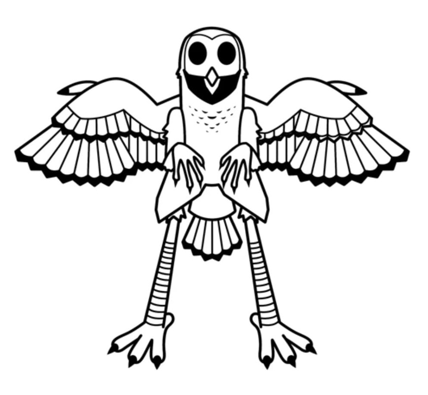 Fise de colorat cu Desenează 99 Nights in the Forest imprimabil pentru copii