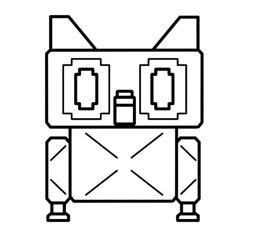 Fise de colorat cu Desenează Grow a Garden simplu la copii