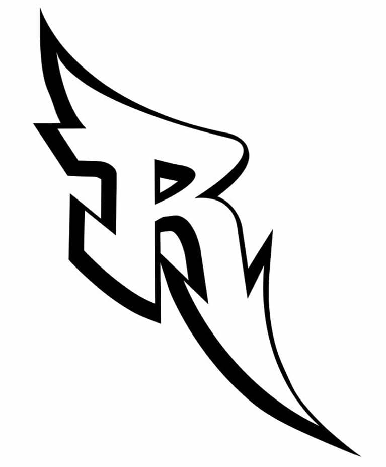 Fise de colorat cu Desenează Litera R imprimabil gratuit