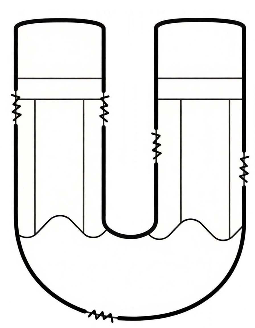 Fise de colorat cu Desenează Litera U imprimabil uşor